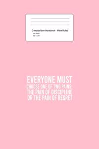 Composition Notebook - Wide Ruled