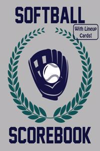 Softball Scorebook With Lineup Cards