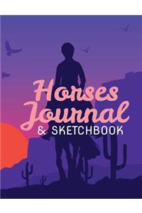 Horses Journal & Sketchbook