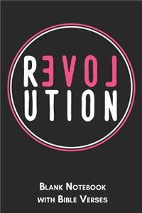 Revolution Blank Notebook with Bible Verses