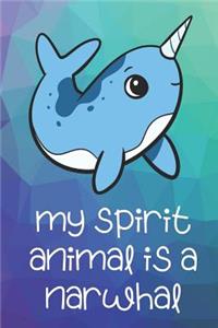 My Spirit Animal Is A Narwhal