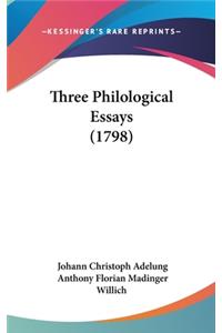 Three Philological Essays (1798)