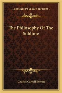 The Philosophy Of The Sublime