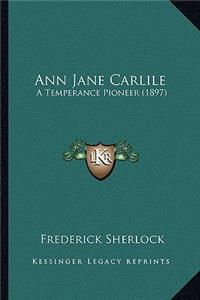 Ann Jane Carlile