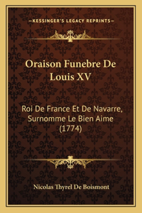 Oraison Funebre De Louis XV