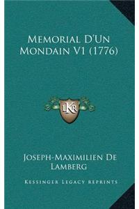 Memorial D'Un Mondain V1 (1776)