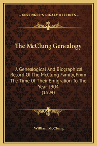 The McClung Genealogy