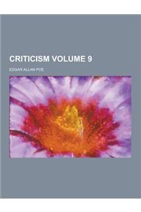 Criticism Volume 9