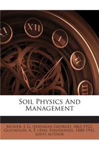 Soil Physics and Management