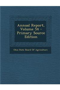 Annual Report, Volume 54