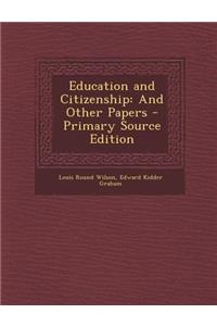 Education and Citizenship