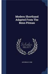 Modern Shorthand Adapted From The Benn Pitman