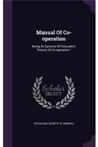 Manual of Co-Operation