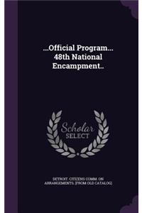 ...Official Program... 48th National Encampment..