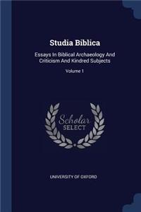 Studia Biblica