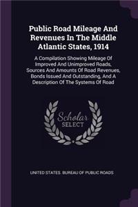 Public Road Mileage And Revenues In The Middle Atlantic States, 1914