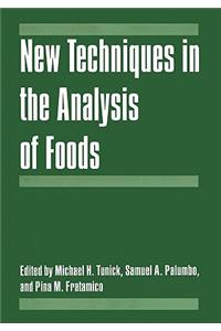 New Techniques in the Analysis of Foods