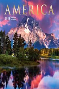 2018 America Wall Calendar