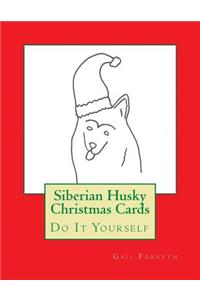 Siberian Husky Christmas Cards
