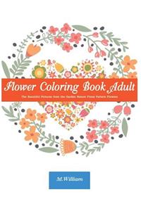 Flower Coloring Book Adult