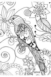 Parrot - A Color Your Cover Journal
