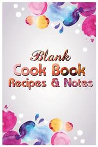 Blank Cookbook Recipes & Notes