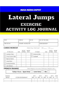 Lateral Jumps Exercise Activity Log Journal