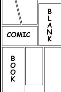 Blank comic book with templates