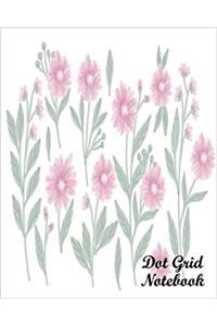 Floral Elements Dot Grid Notebook