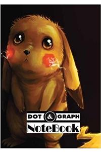 Notebook Dot-grid,graph Saddeat Pikachu