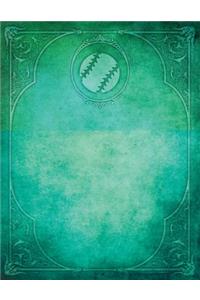 Monogram Baseball Blank Sketchbook