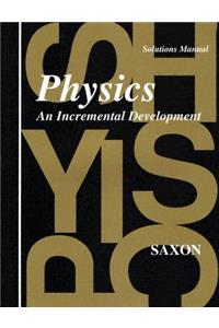 Saxon Physics Solutions Manual