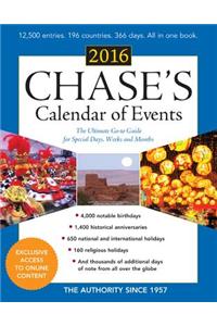 Chase's Calendar of Events 2016