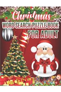 Christmas Word Search Puzzle book For Adult