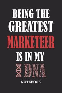 Being the Greatest Marketeer is in my DNA Notebook