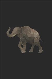 Elefant, Polygon, Geometrisch, Natur, Notizbuch