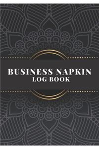 Business Napkin Log Book