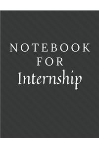Notebook For Internship