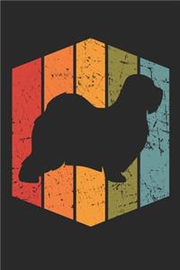 Retro Havanese Dog Notebook - Gift for Havanese Dog Lovers and Dog Owners - Vintage Havanese Dog Diary - Havanese Dog Writing Journal