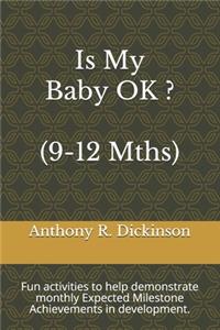 Is My Baby OK ? (9-12 Mths): Fun activities to help demonstrate monthly Expected Milestone Achievements in development.