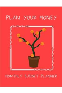 Plan Your Money - Monthly Budget Planner