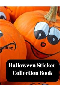 Halloween sticker collection book