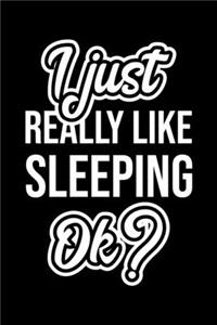 I Just Really Like Sleeping Ok?