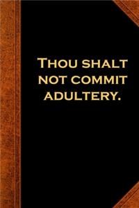 2020 Weekly Planner Religious Theme 6th Commandment Vintage Style Traditional