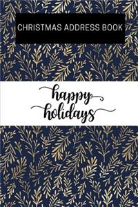 Christmas Address Book