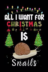 All I Want For Christmas Is Snails