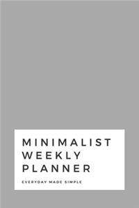 Minimalist Weekly Planner