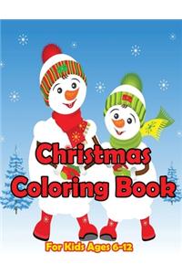 Christmas Coloring Books for Kids Ages 6-12