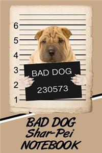 Bad Dog Shar-Pei Notebook