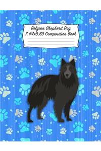 Belgian Shepherd Dog 7.44 X 9.69 Composition Book